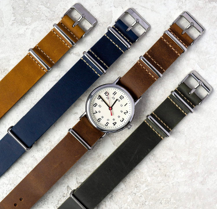 Oiled leather strap - 20MM - 1 piece