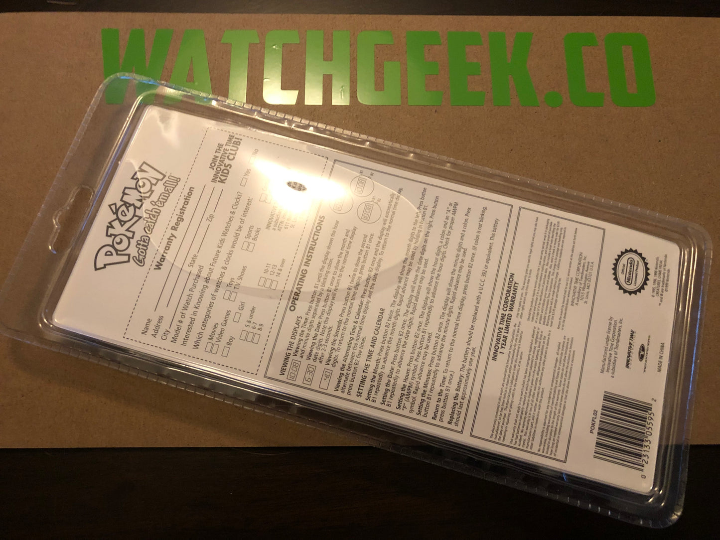 Pokémon Mix & Match watch