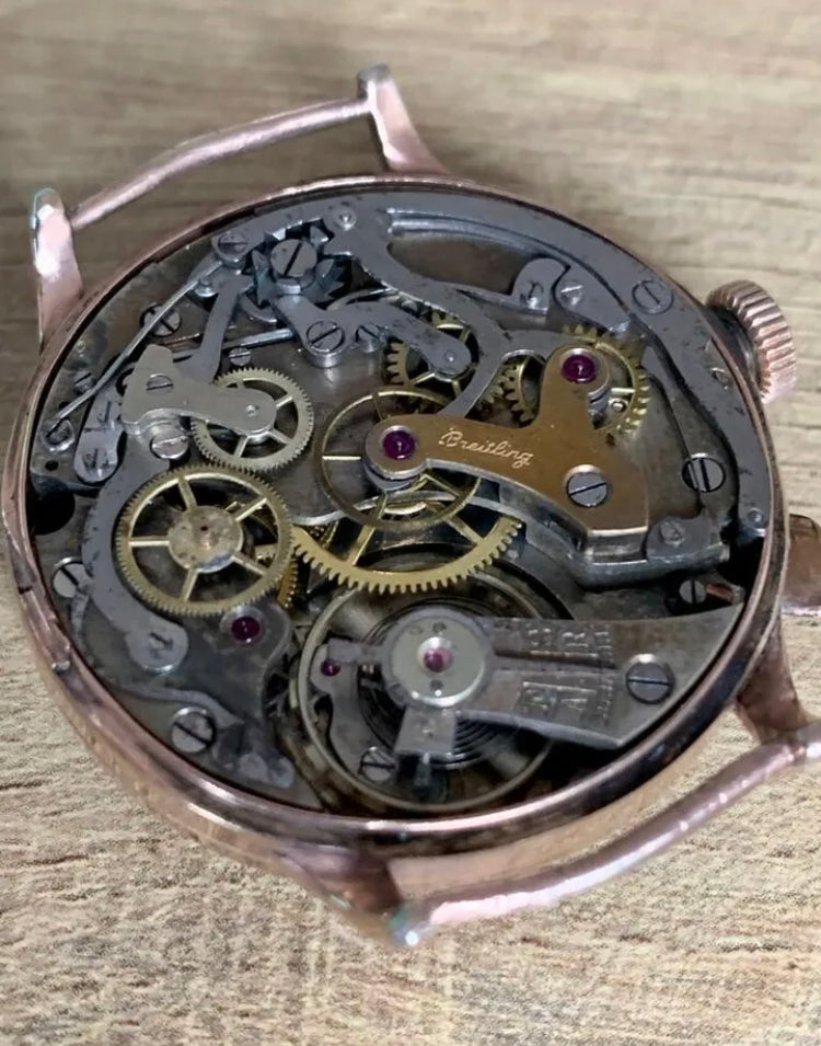 Vintage Breitling chronograph watch