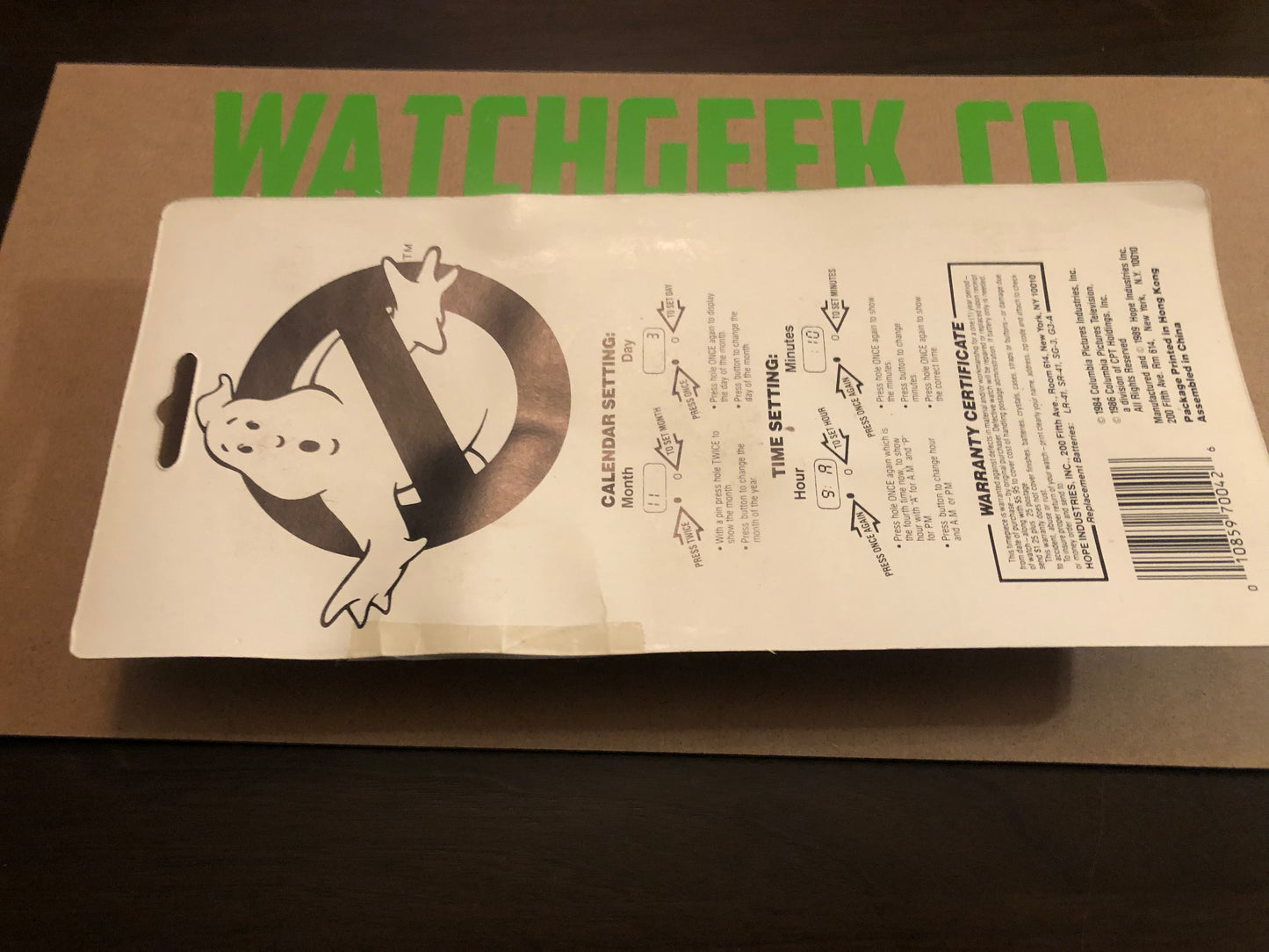 Ghostbusters “Stay Puft Marshmallow Man” watch