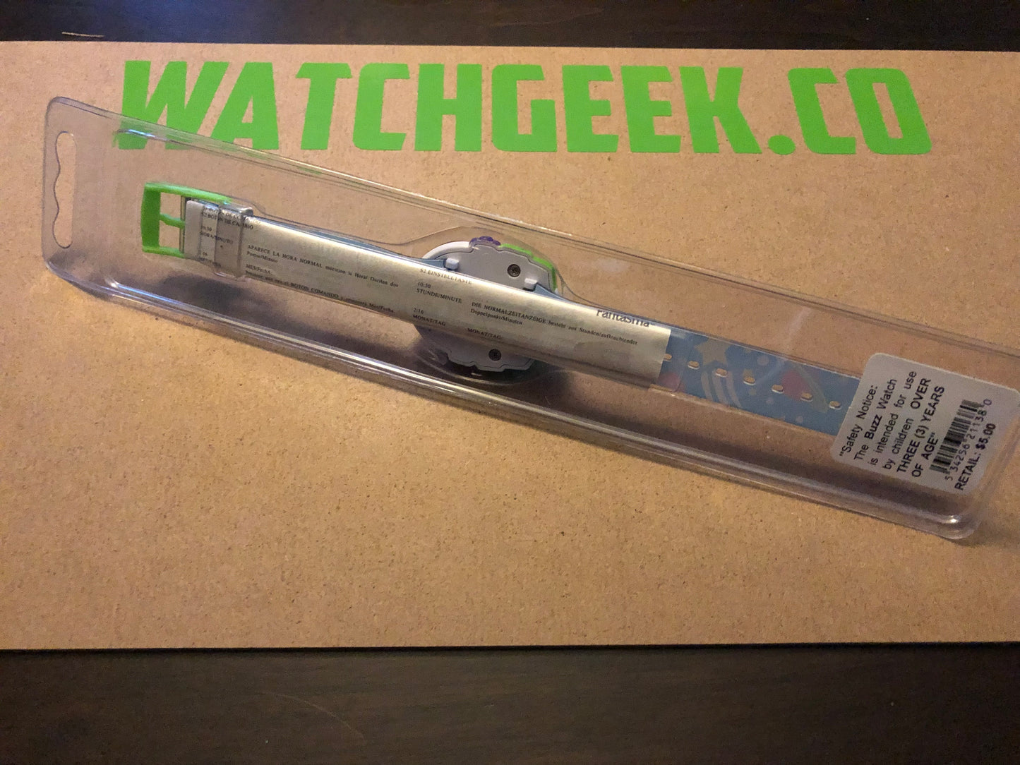 Buzz Lightyear flip watch