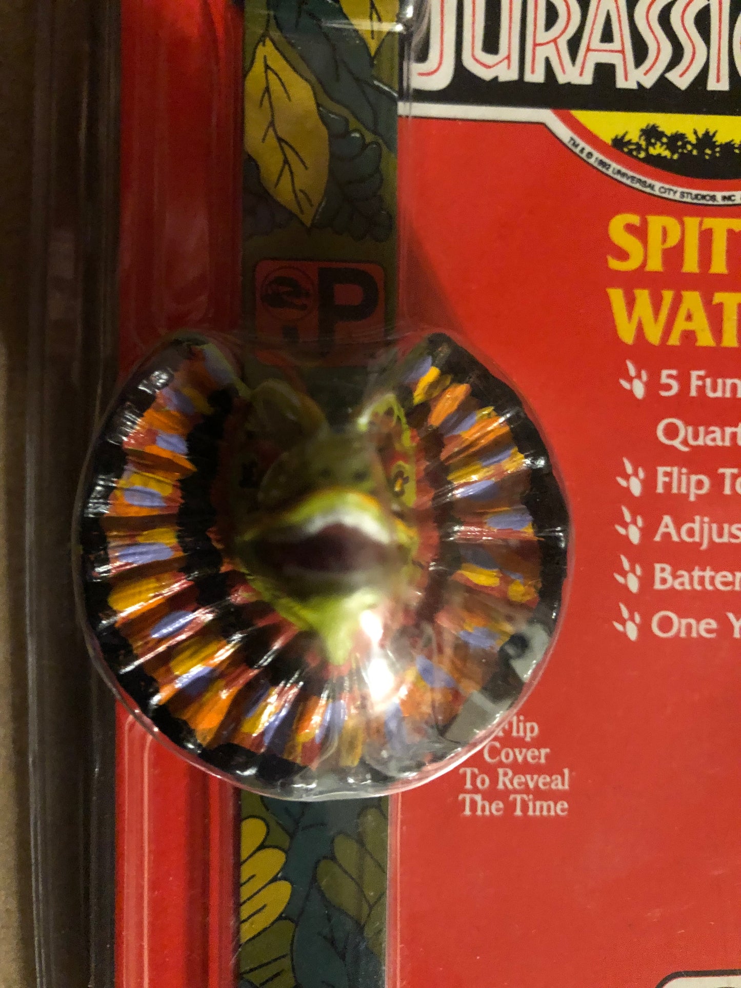 Jurassic Park spitter watch