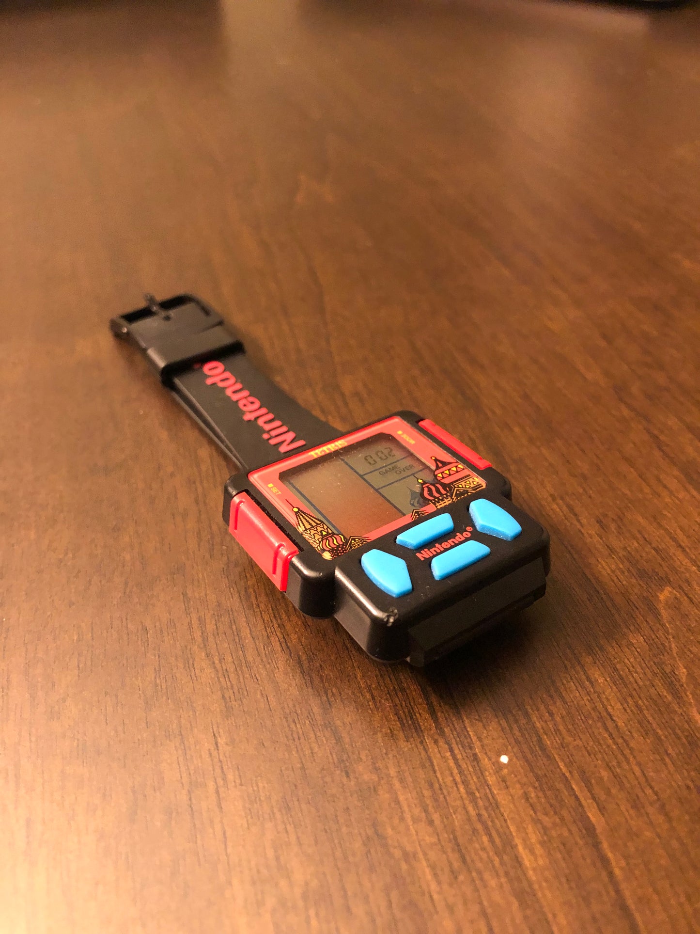 Vintage Tetris digital game watch