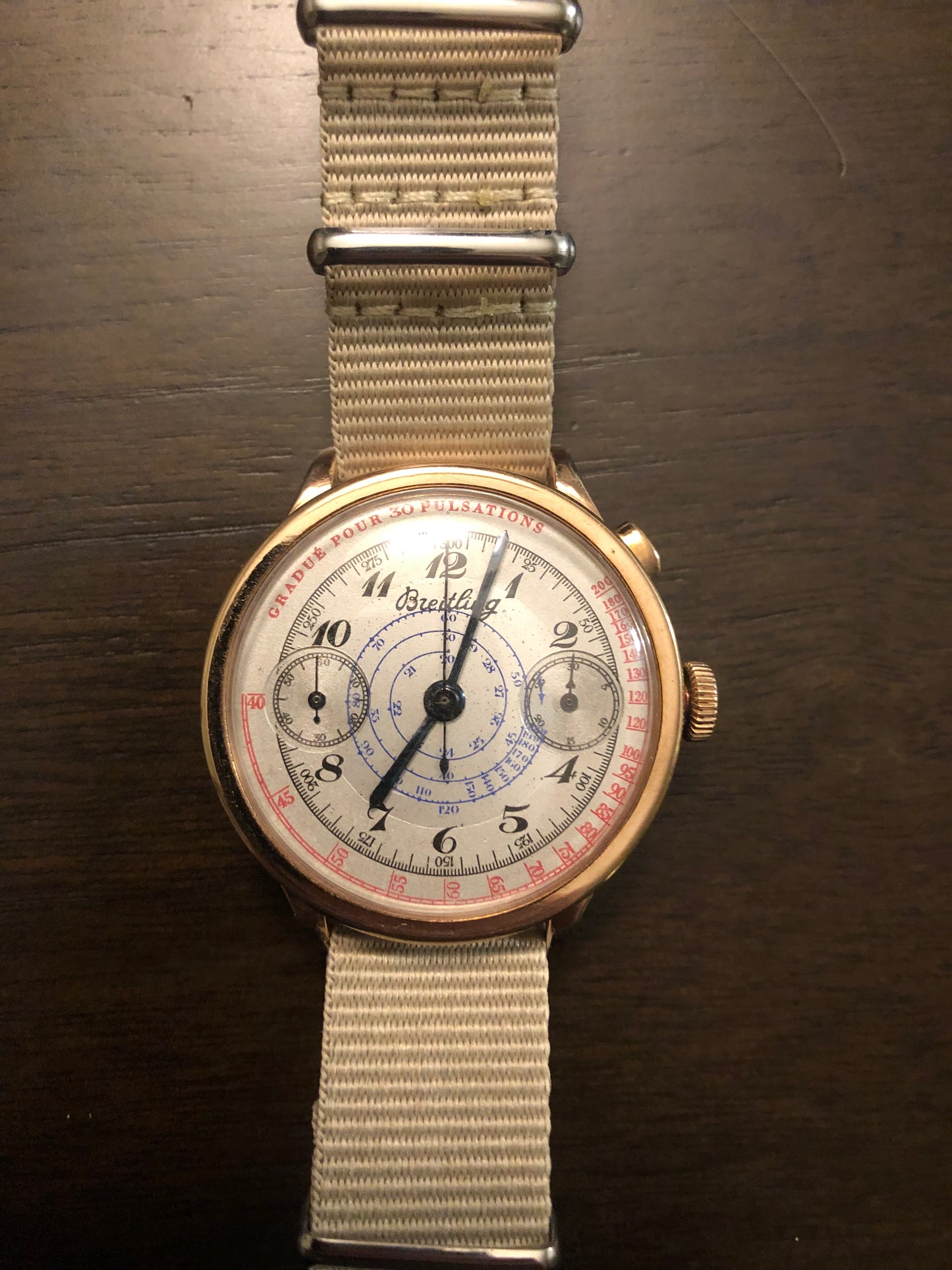 Vintage Breitling chronograph watch