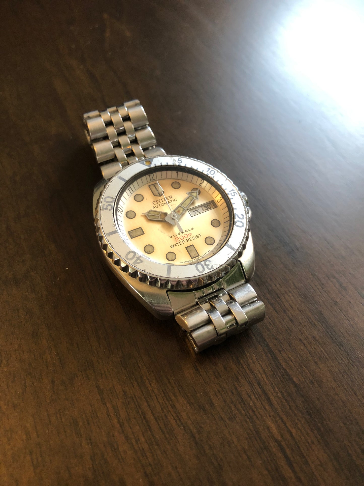 Vintage Citizen “Great White” diver watch