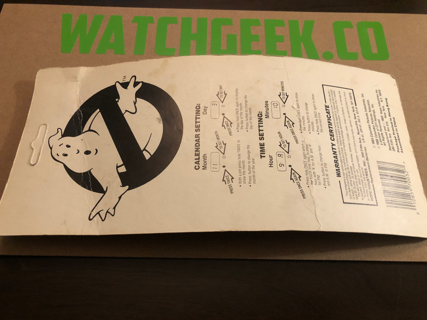 Ghostbusters “Slimer” watch