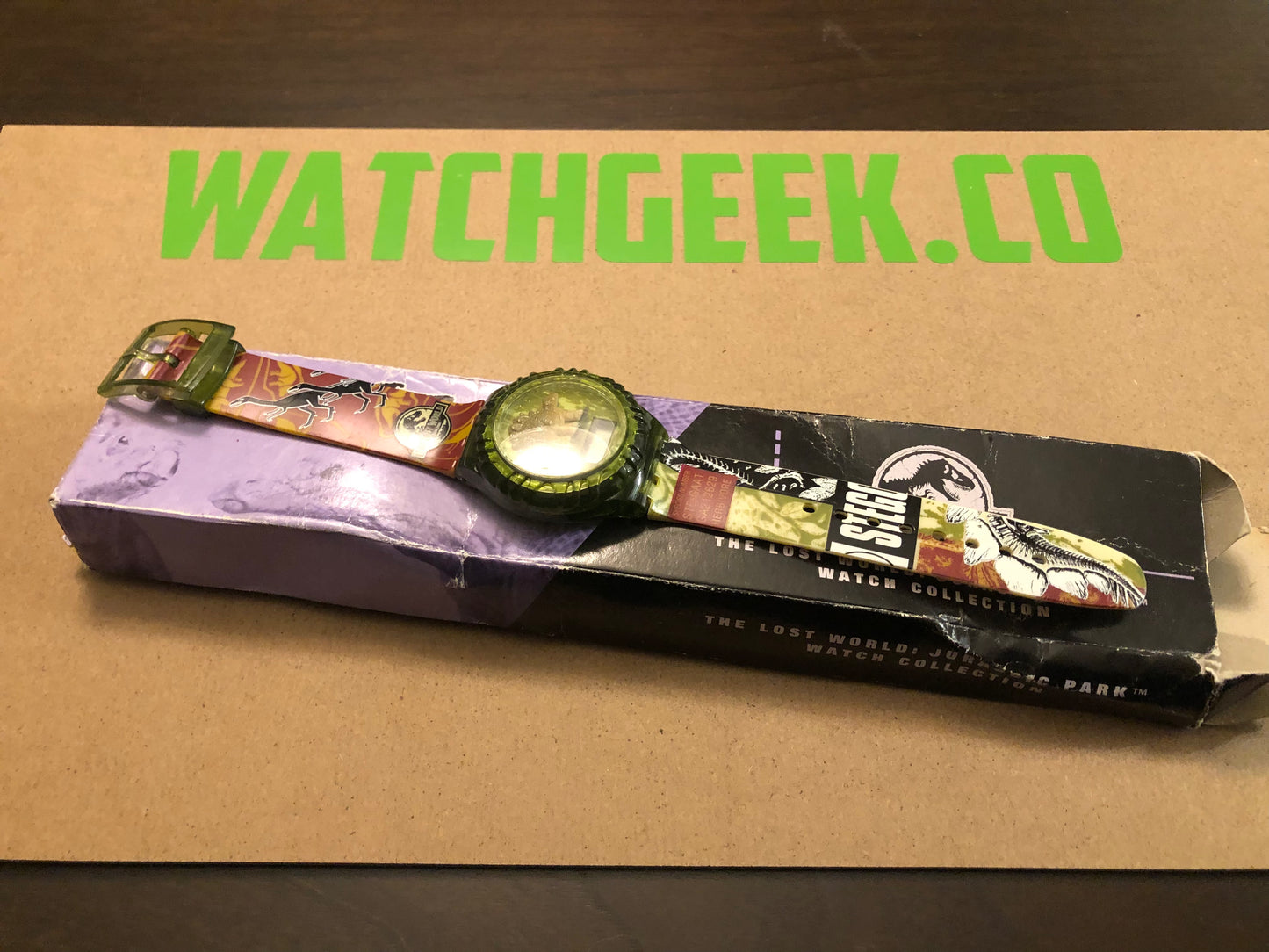 Jurassic Park Stegosaurus watch