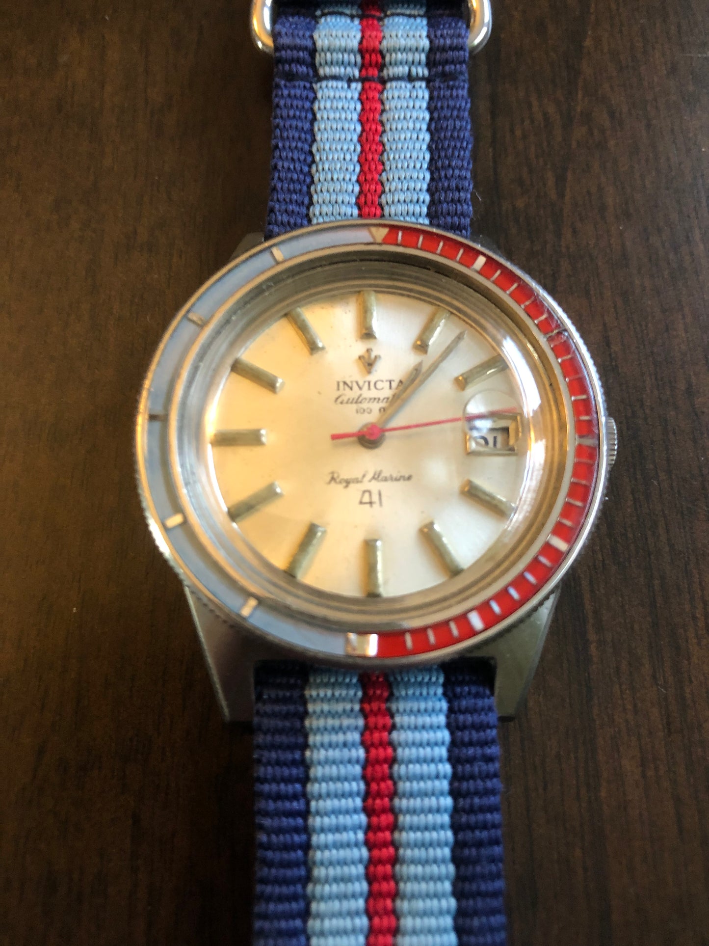 Vintage Invicta “Royal Marine” diver watch