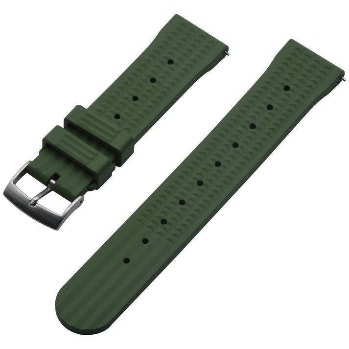 Silicone waffle strap - 20MM - 2 piece