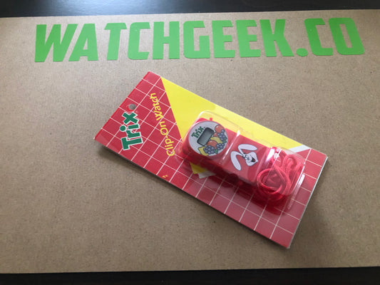Trix clip watch w/ lanyard
