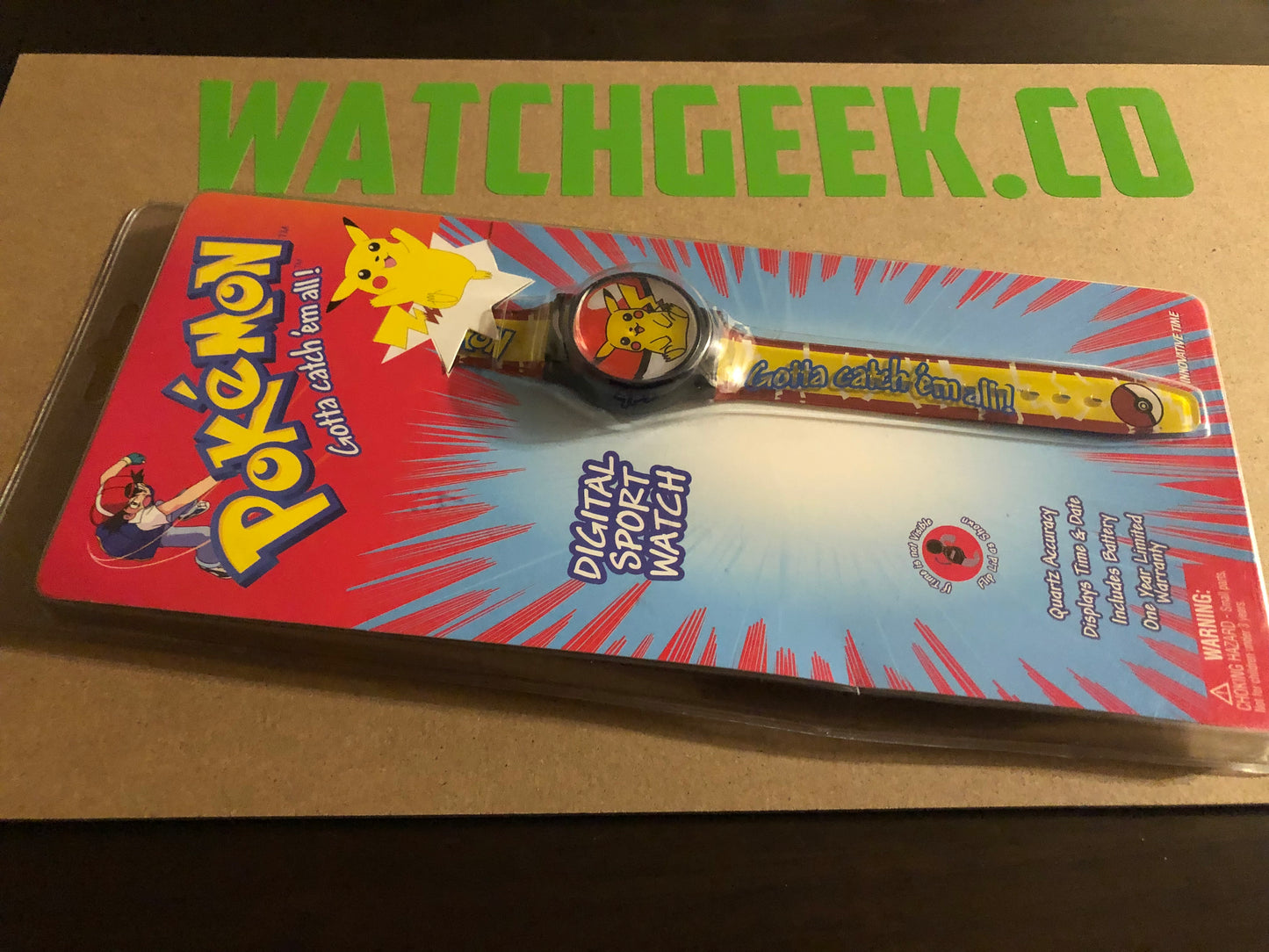 Pokémon Pikachu watch