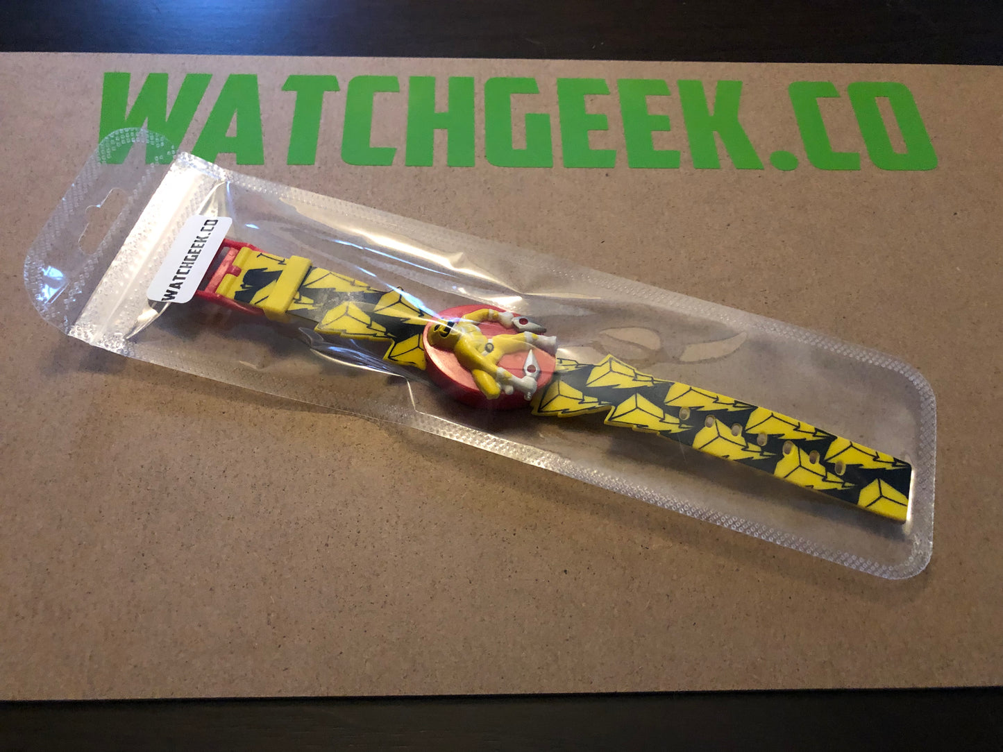 Power Rangers Yellow Ranger (Trini) flip watch